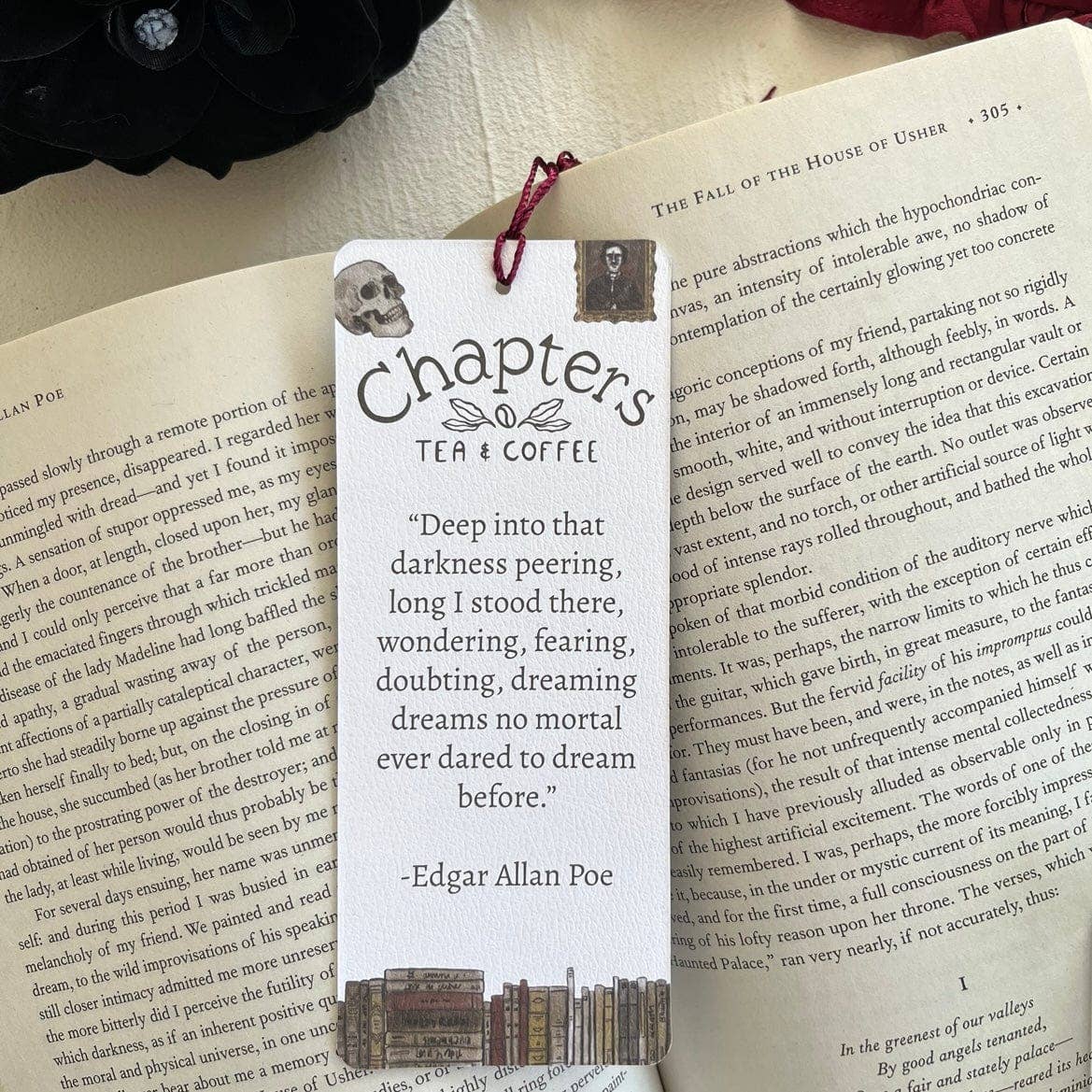 Edgar Allan Poe Bookmark