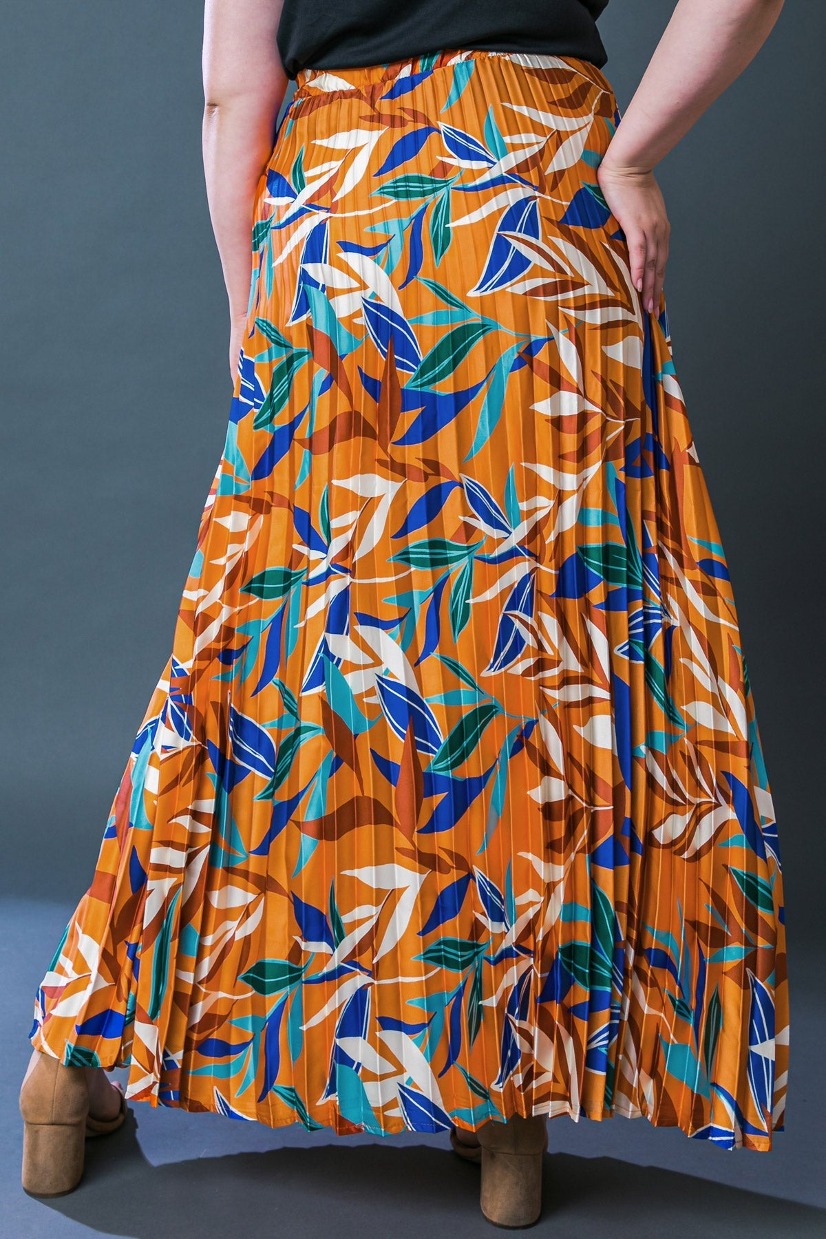 FEELS LIKE FALL WOVEN MAXI SKIRT - ONLINE ONLY