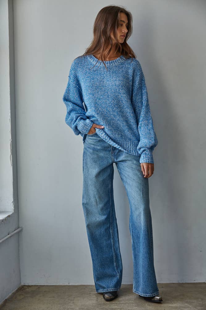 Butter Yellow 100% Cotton Ribbed Sweater