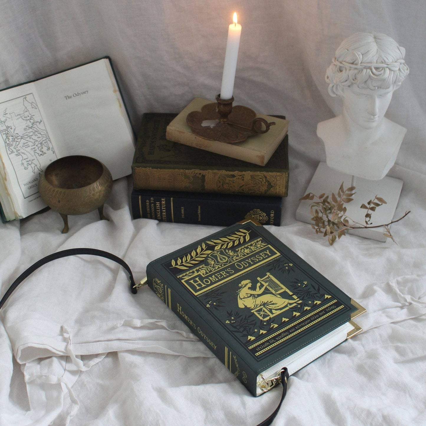 Homer’s Odyssey Book Handbag Crossbody Purse