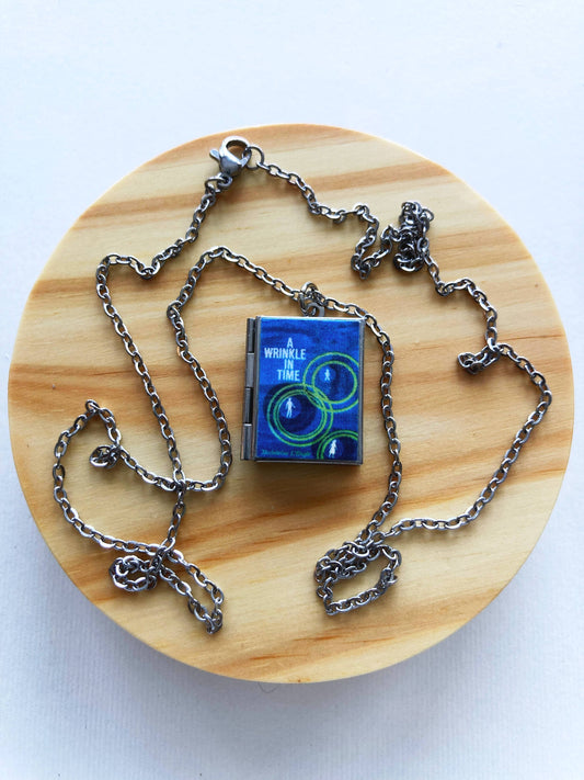 Book Locket A Wrinkle In Time: Stainless Steel