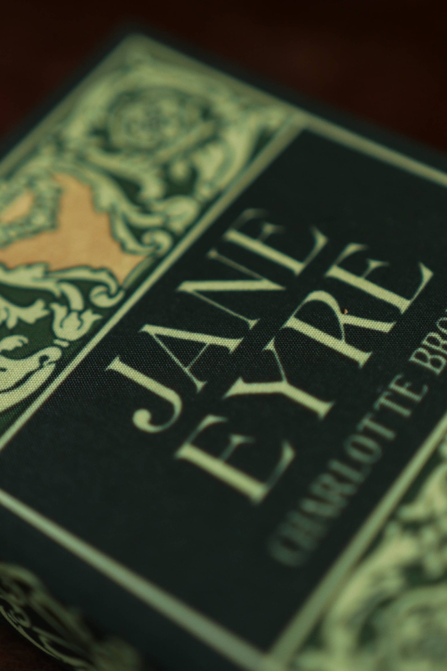 (Forest Green) Jane Eyre by Charlotte Brontë 1847 Book Wallet
