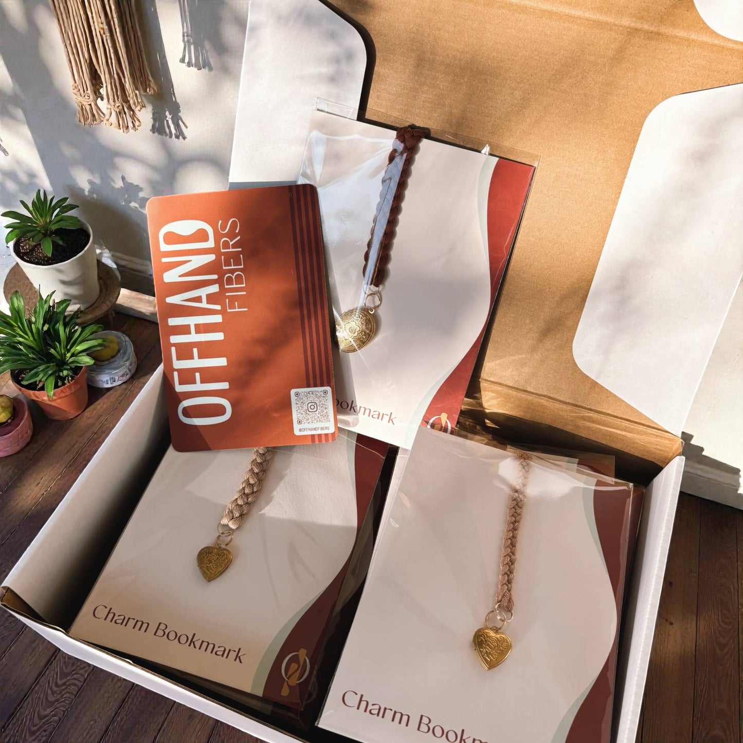 Heart Locket Bookmarks - Mother's Day, Bookish Gift