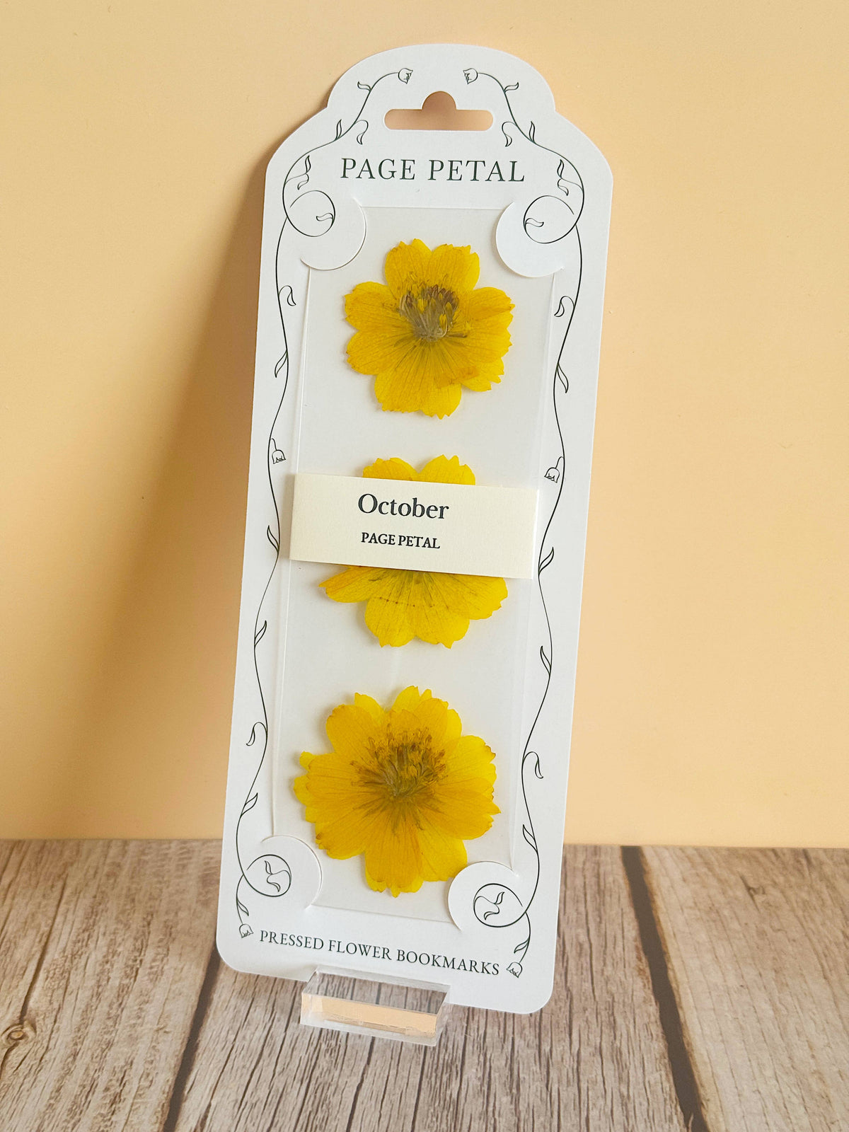 October Cosmos Bookmark | Birth Month Flower Gift