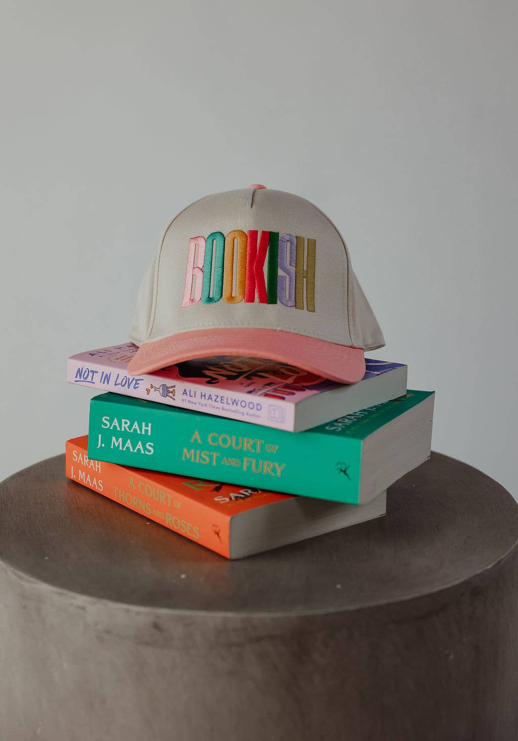 Bookish Rainbow Vintage Embroidered Trucker Hat