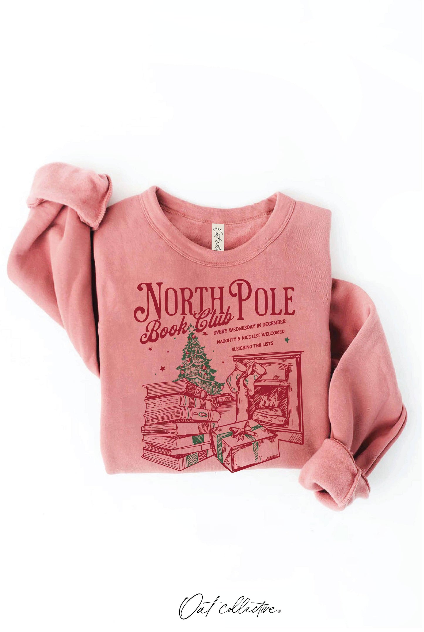NORTH POLE BOOK CLUB Graphic Sweatshirt