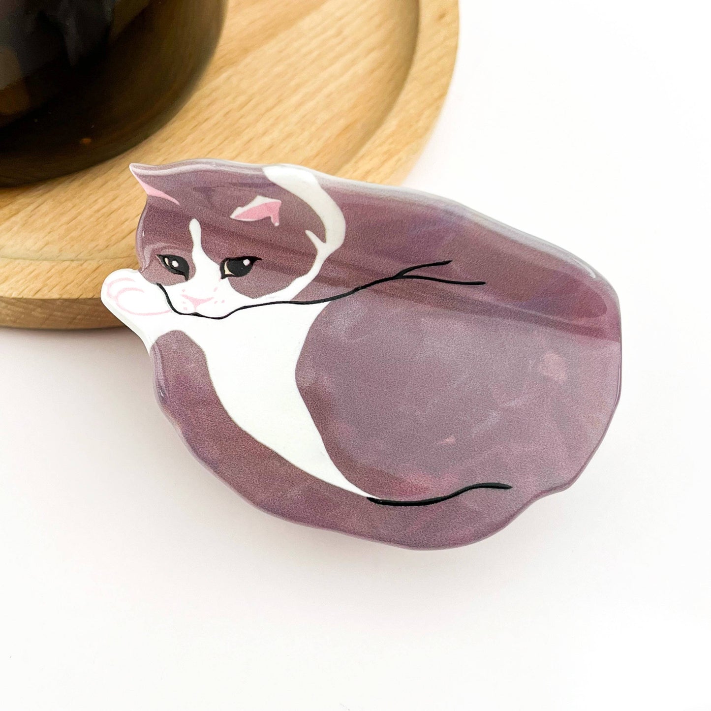 Cute Cat Acetate Hair Claw Clip, Animal Hair Clips