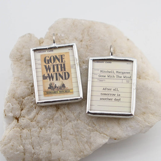 Gone With The Wind Vintage Book Cover Charm