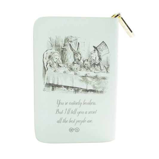 Alice Turquoise Book Zip Around Wallet