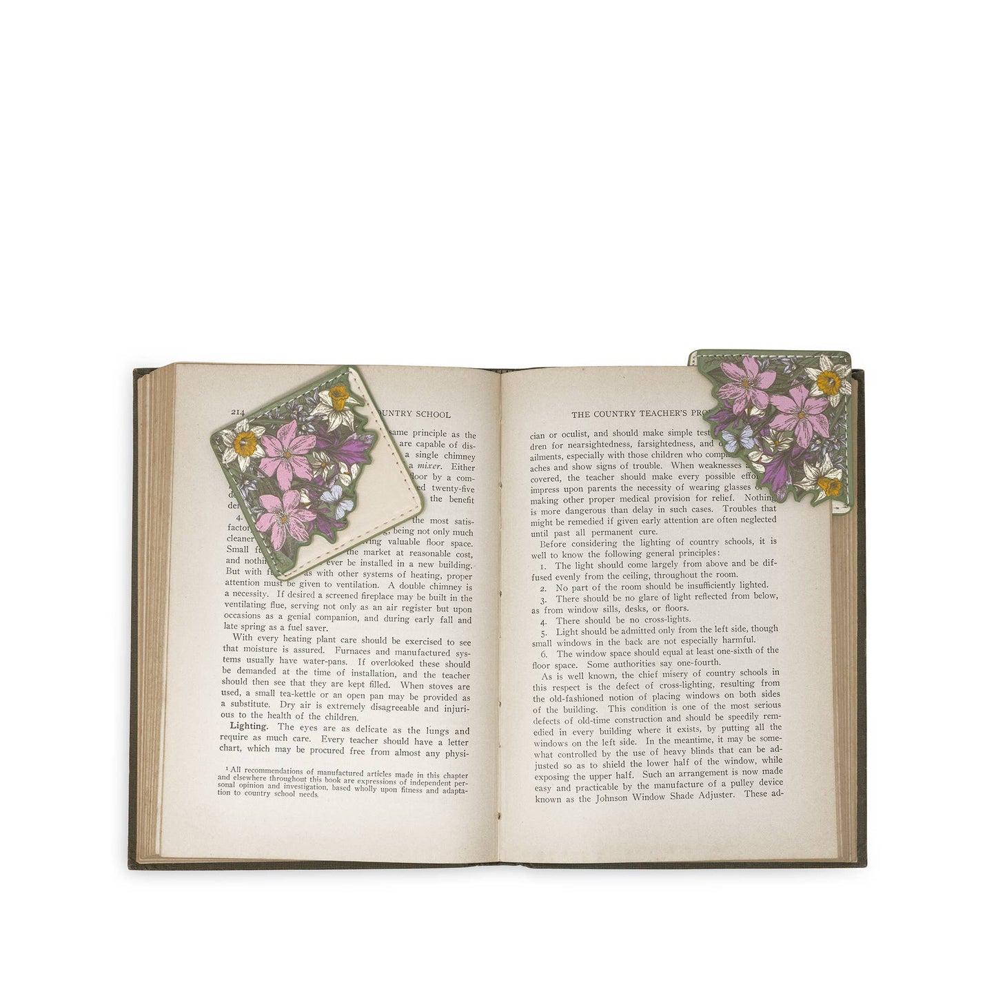 Corner Bookmark Set, Wildflowers