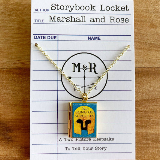 Book Locket The Song of Achilles: Brass