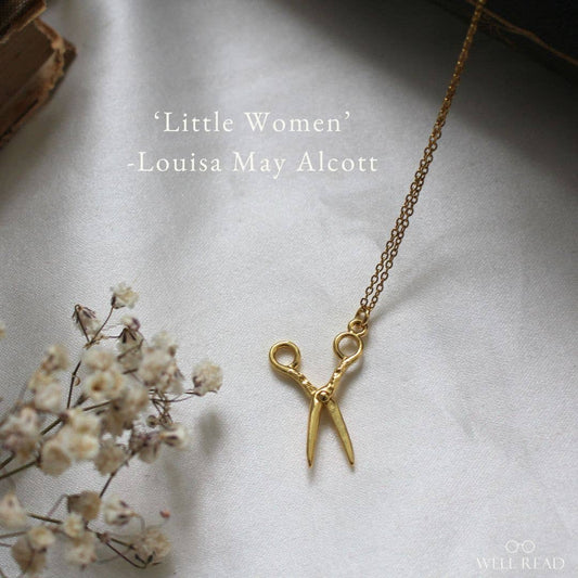 Little Women Bookish Pendant Necklace