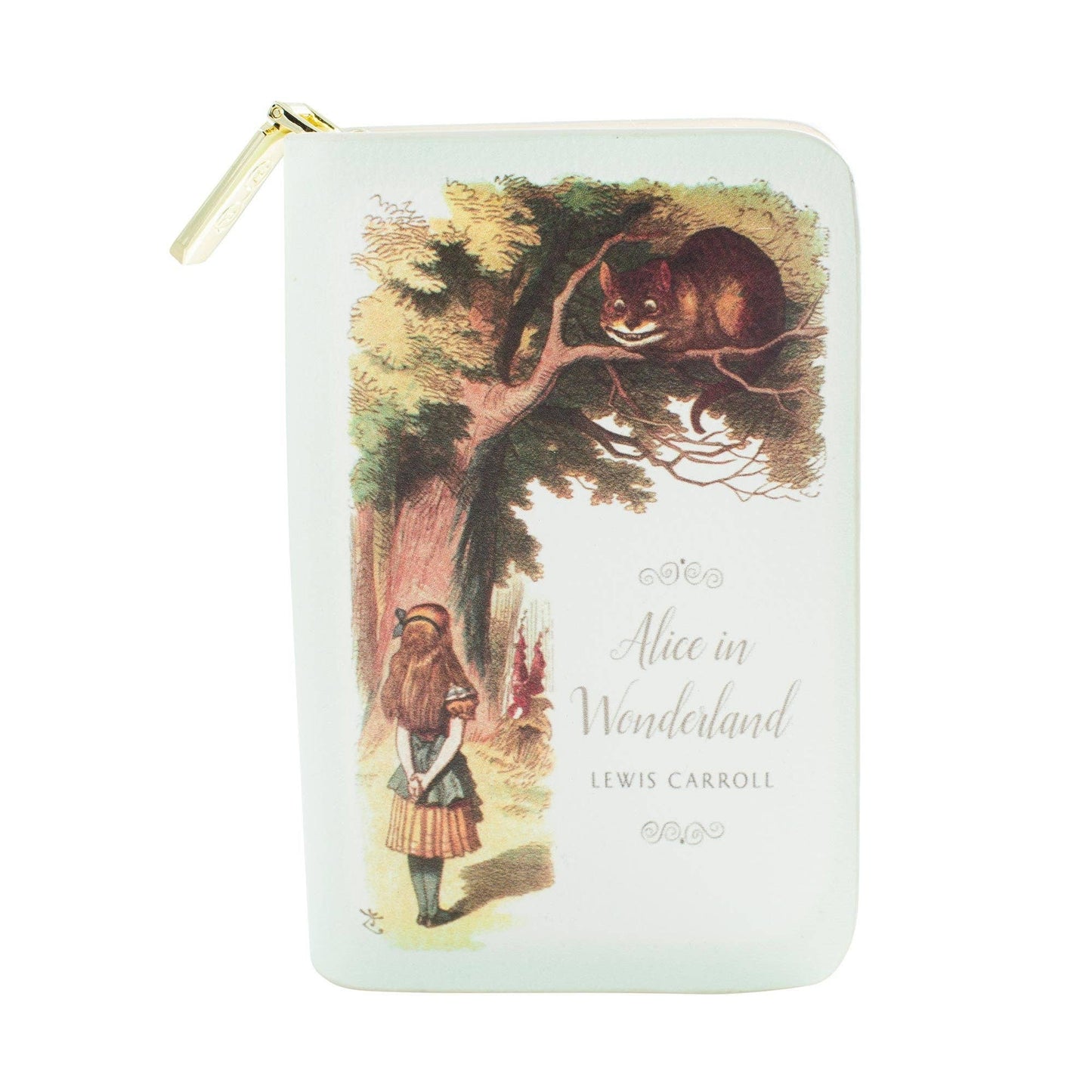 Alice Turquoise Book Zip Around Wallet