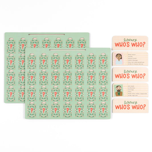 Literary Who's Who - Clues & Guessing Game