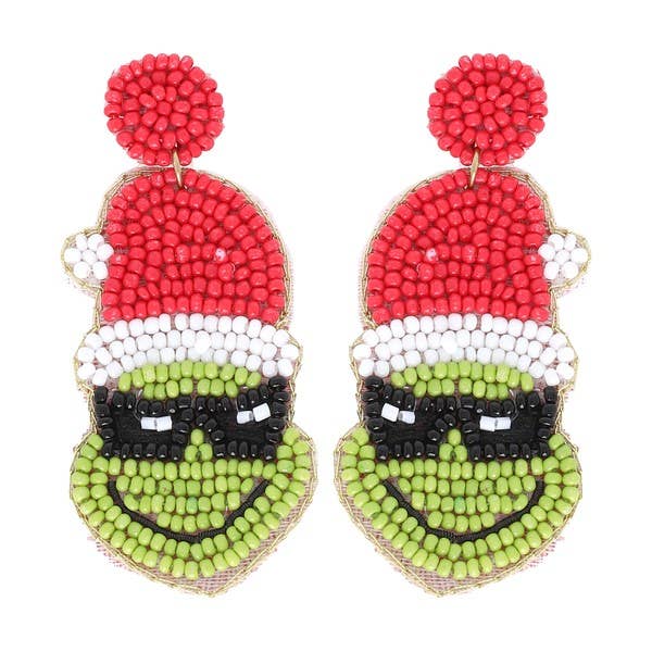 GRINCH CHRISTMAS EARRINGS