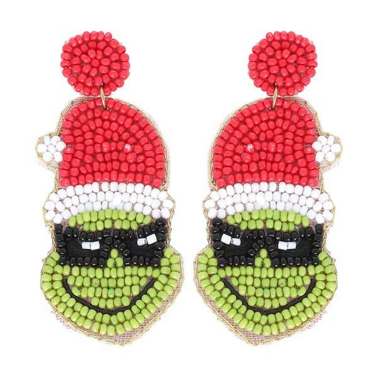 GRINCH CHRISTMAS EARRINGS