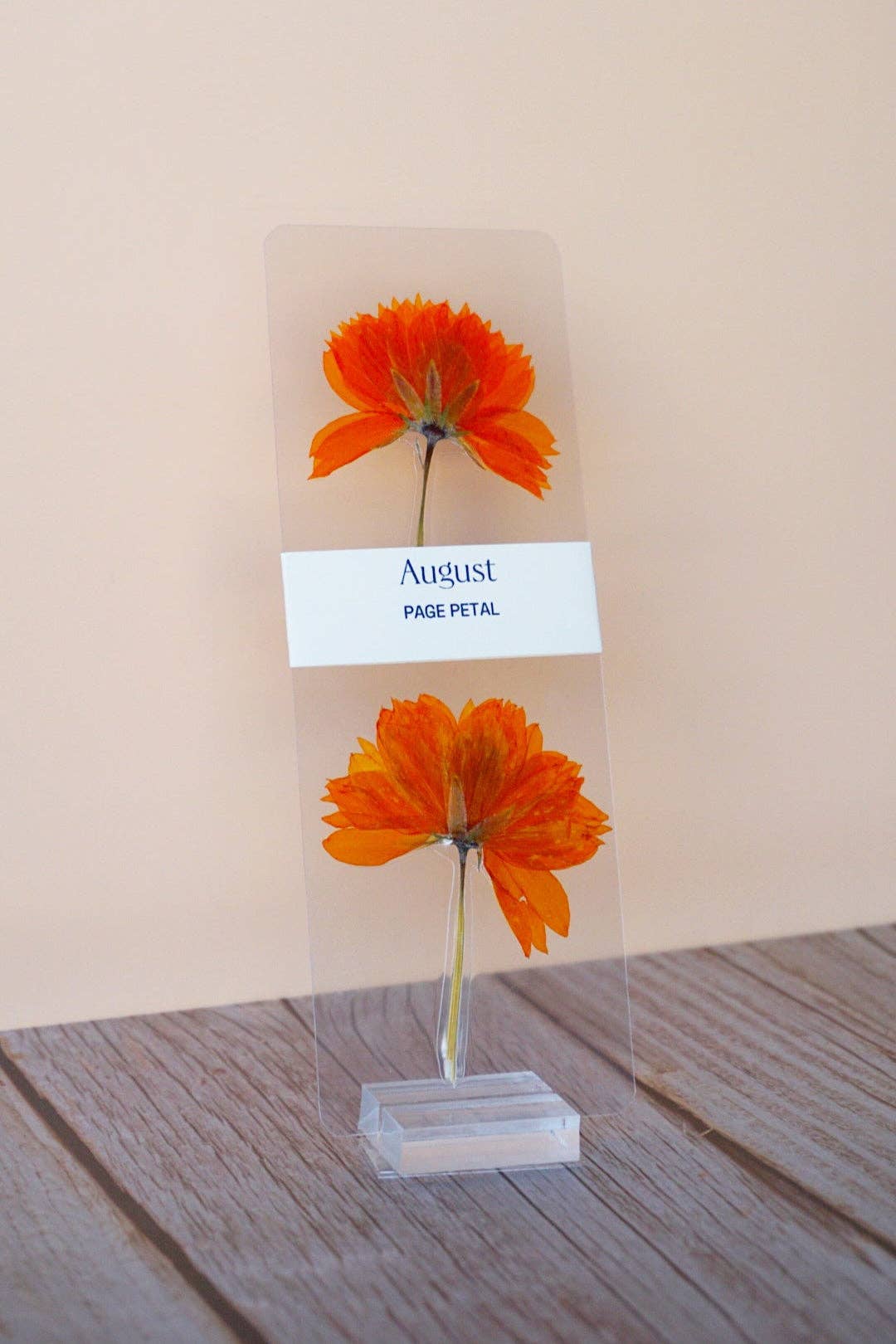 August Poppy Bookmark | Birth Month Flower Gift
