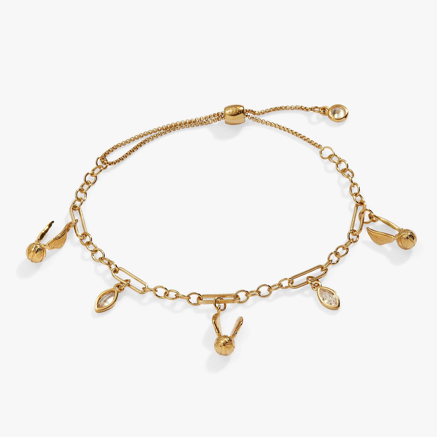 Harry Potter™ Golden Snitch Bracelet: 14kt Gold Over Sterling Silver