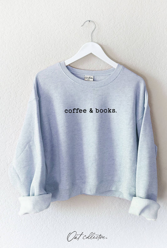 COFFEE AND BOOKS Mid Graphic Sweatshirt