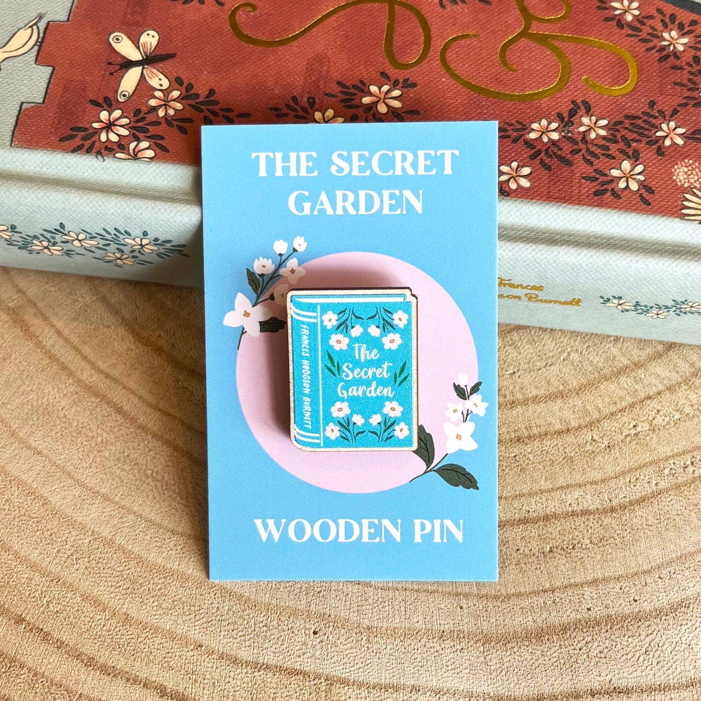 The Secret Garden Wooden Pin