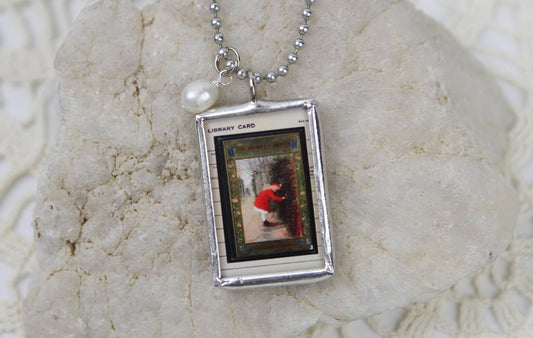 The Secret Garden Vintage Book Cover Charm
