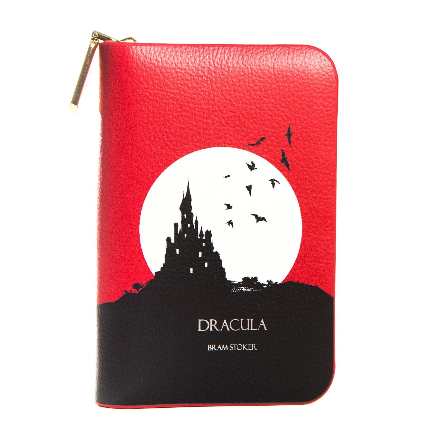 Dracula Moon Book Zip Around Wallet