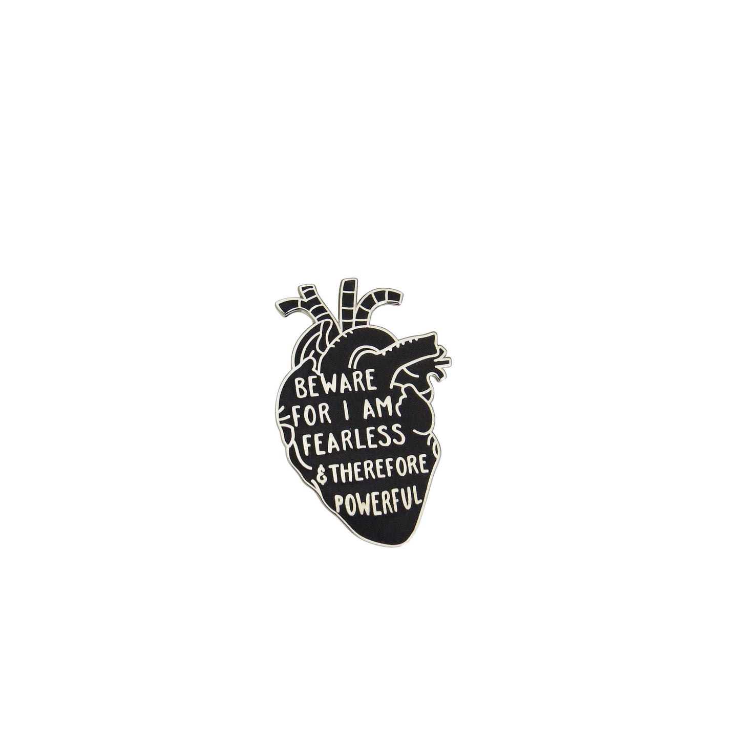Frankenstein Anatomical Heart Pin Badge - Gothic Collection