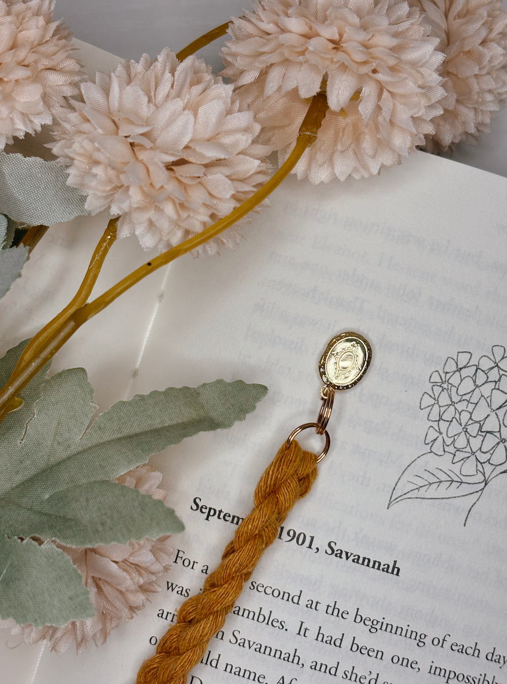 Mini Locket Charm Bookmarks - Mother's Day, Bookish Gifts