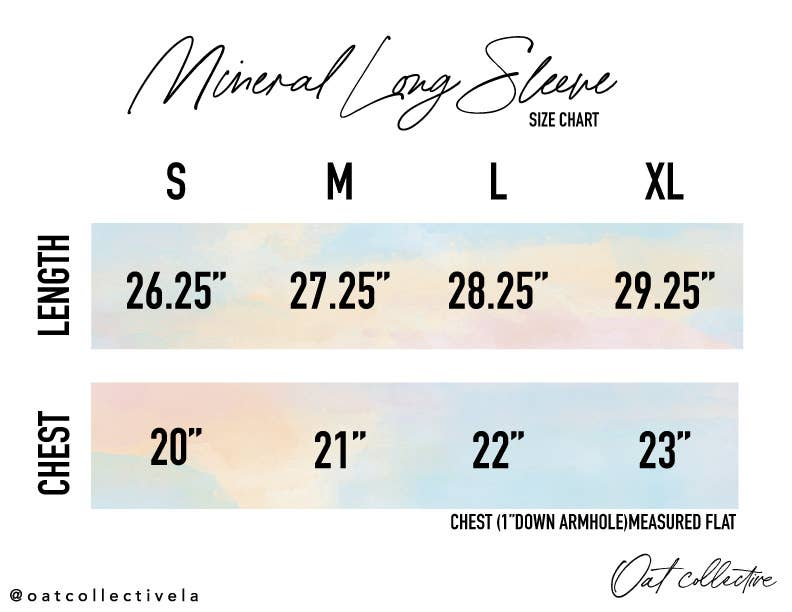 POLAR EXPRESS Mineral Washed Long Sleeve Graphic Top