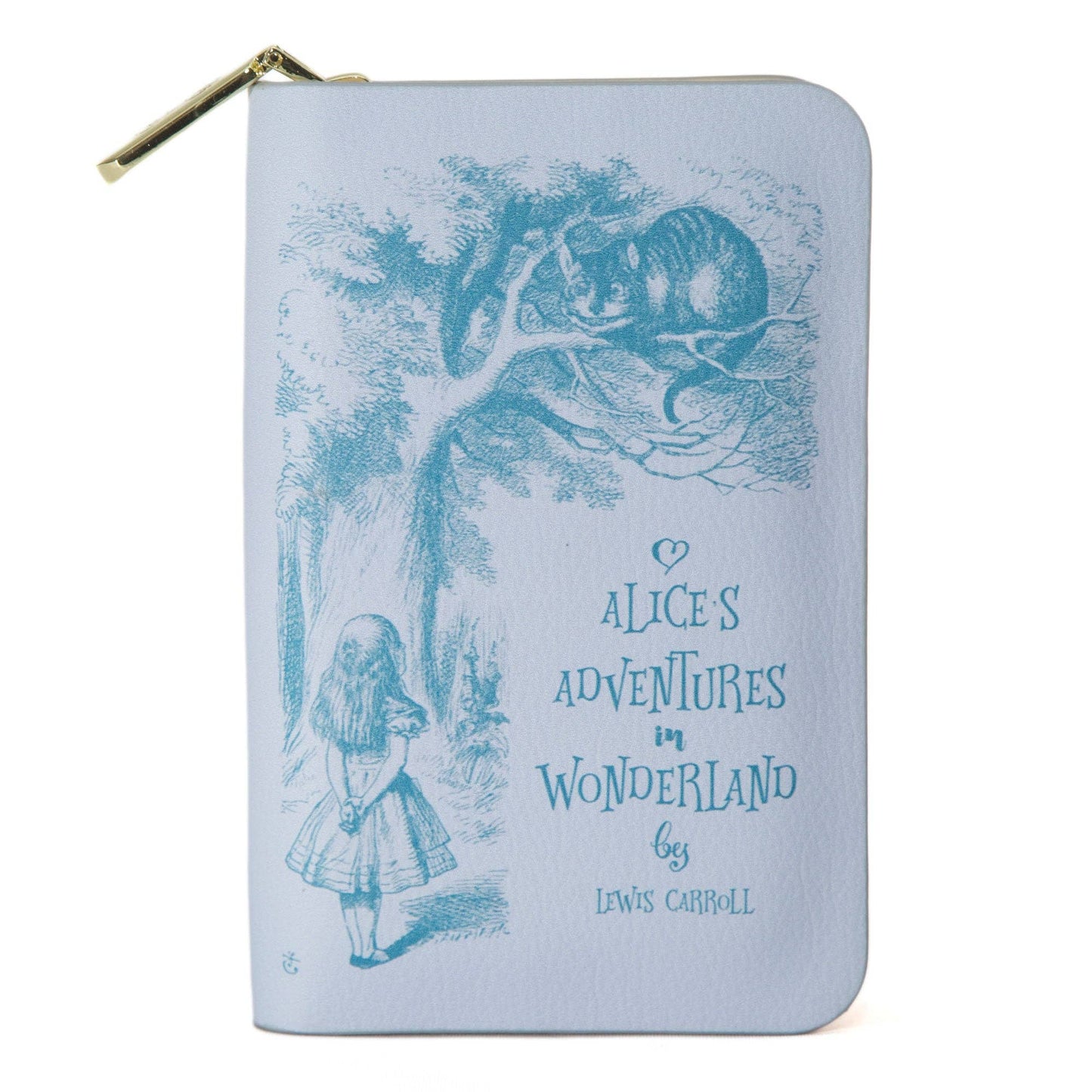 Alice Original Purple Book Zip Around Vegan Purse