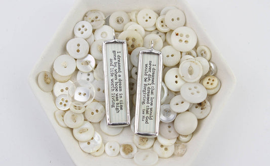 I Dreamed A Dream Les Miserables XO Soldered Art Charm