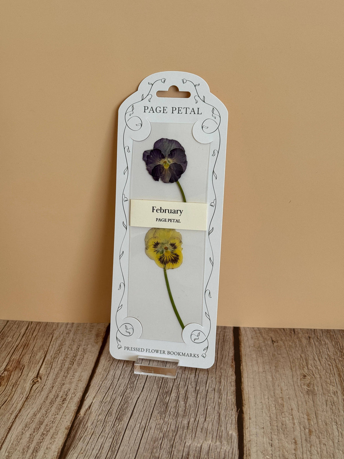 February Violet Bookmark | Birth Month Flower Gift