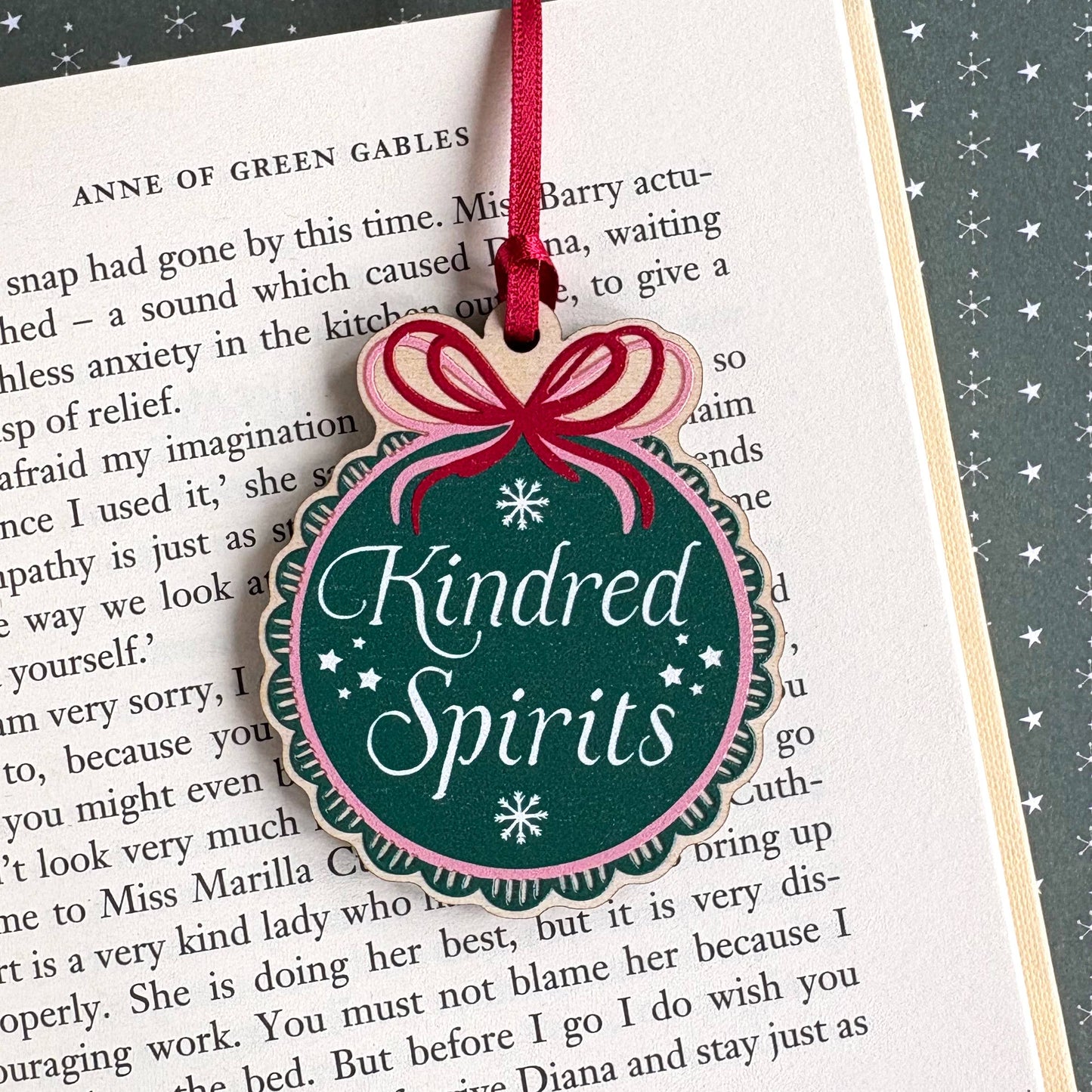Kindred Spirits - Anne of Green Gables Wooden Decoration