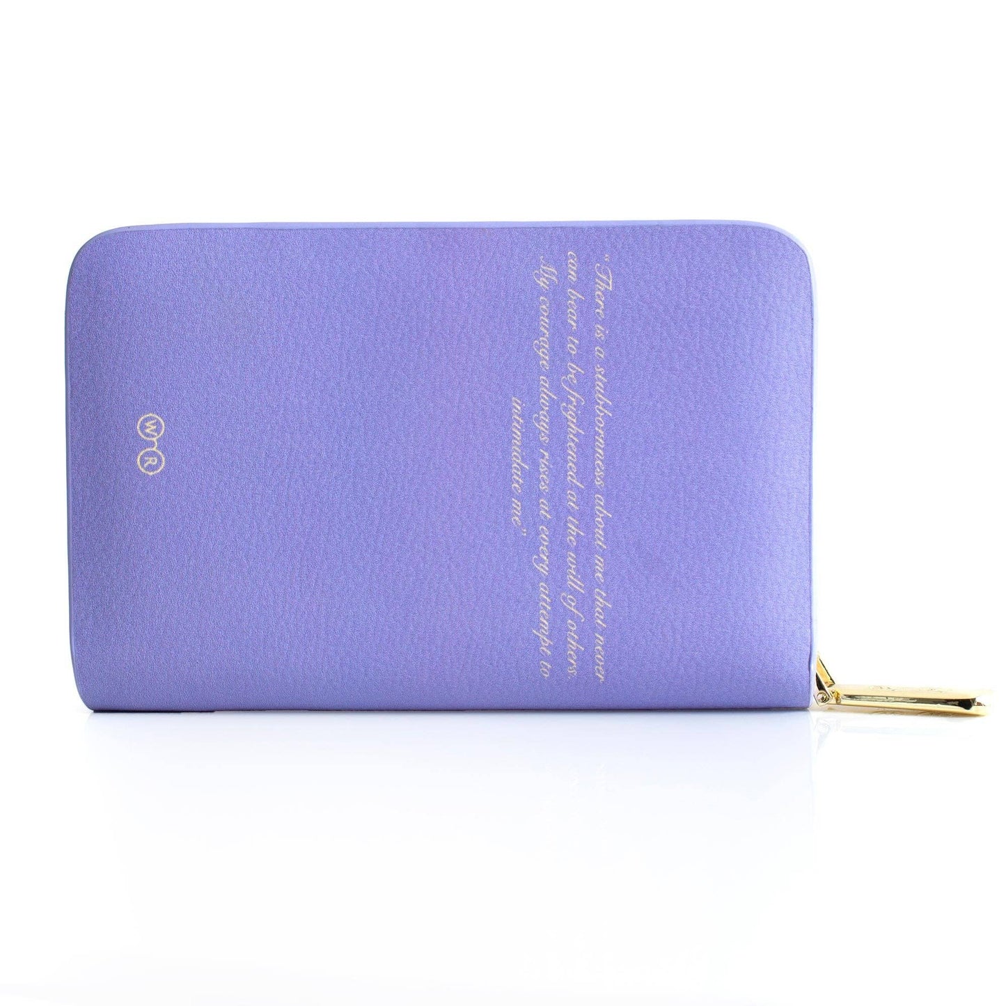 Pride and Prejudice Purple Jane Austen Zip Around Wallet