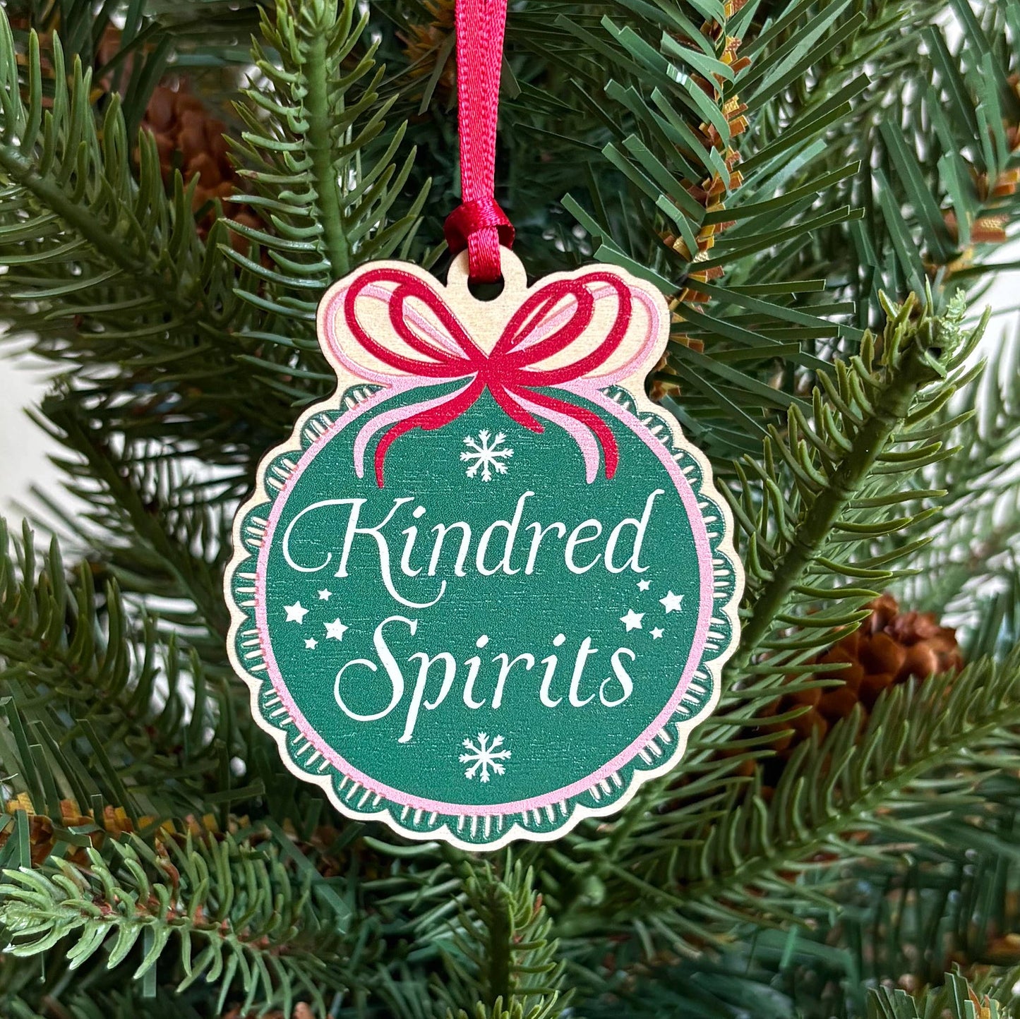 Kindred Spirits - Anne of Green Gables Wooden Decoration