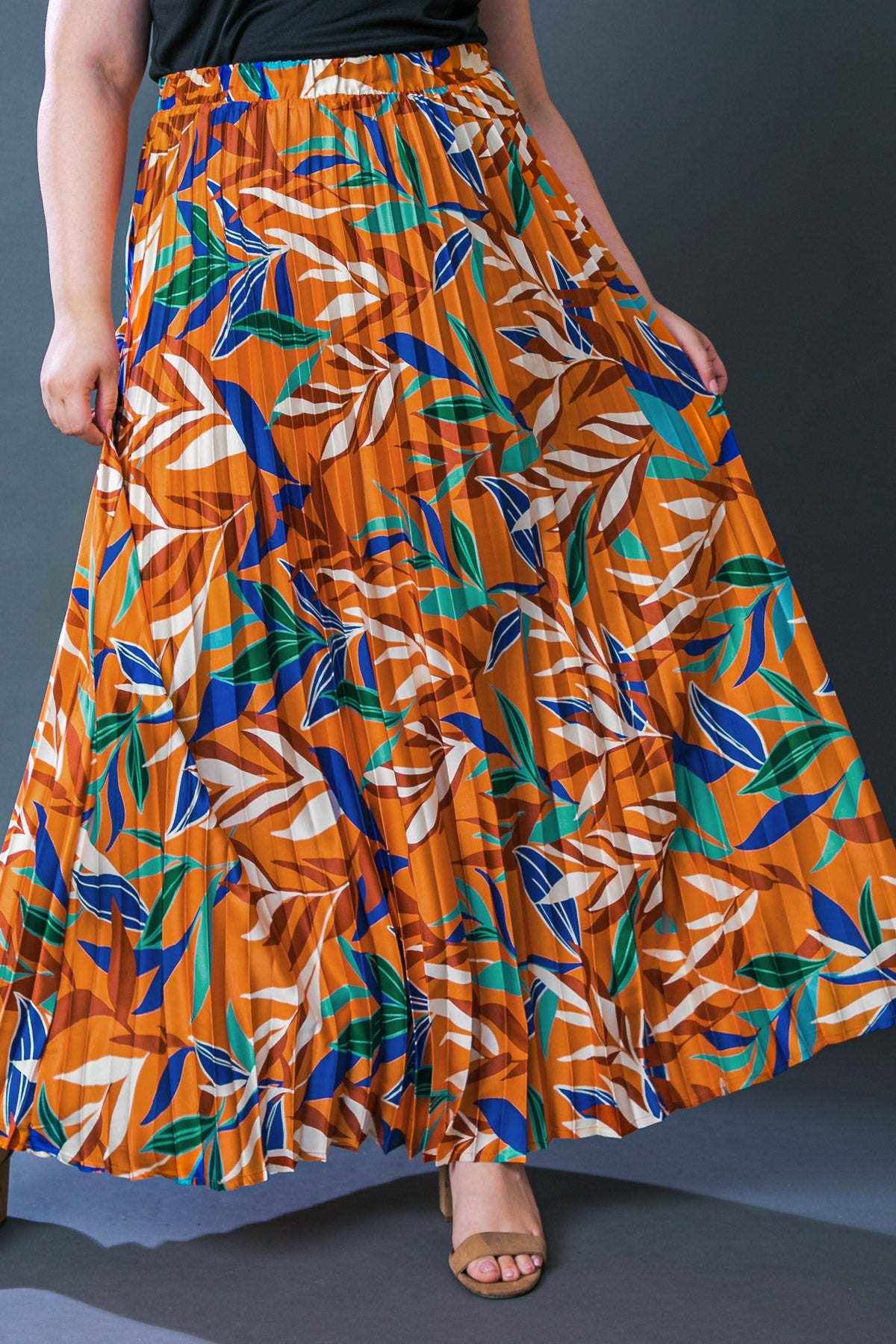 FEELS LIKE FALL WOVEN MAXI SKIRT - ONLINE ONLY