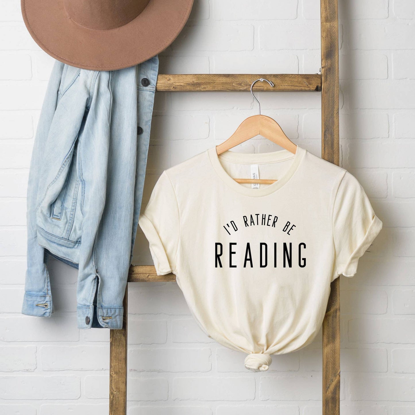 I'd Rather Be Reading Short Sleeve Graphic Tee