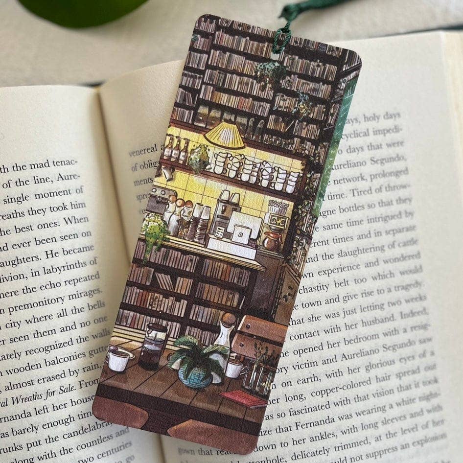 Bookish Cafe Bookmark