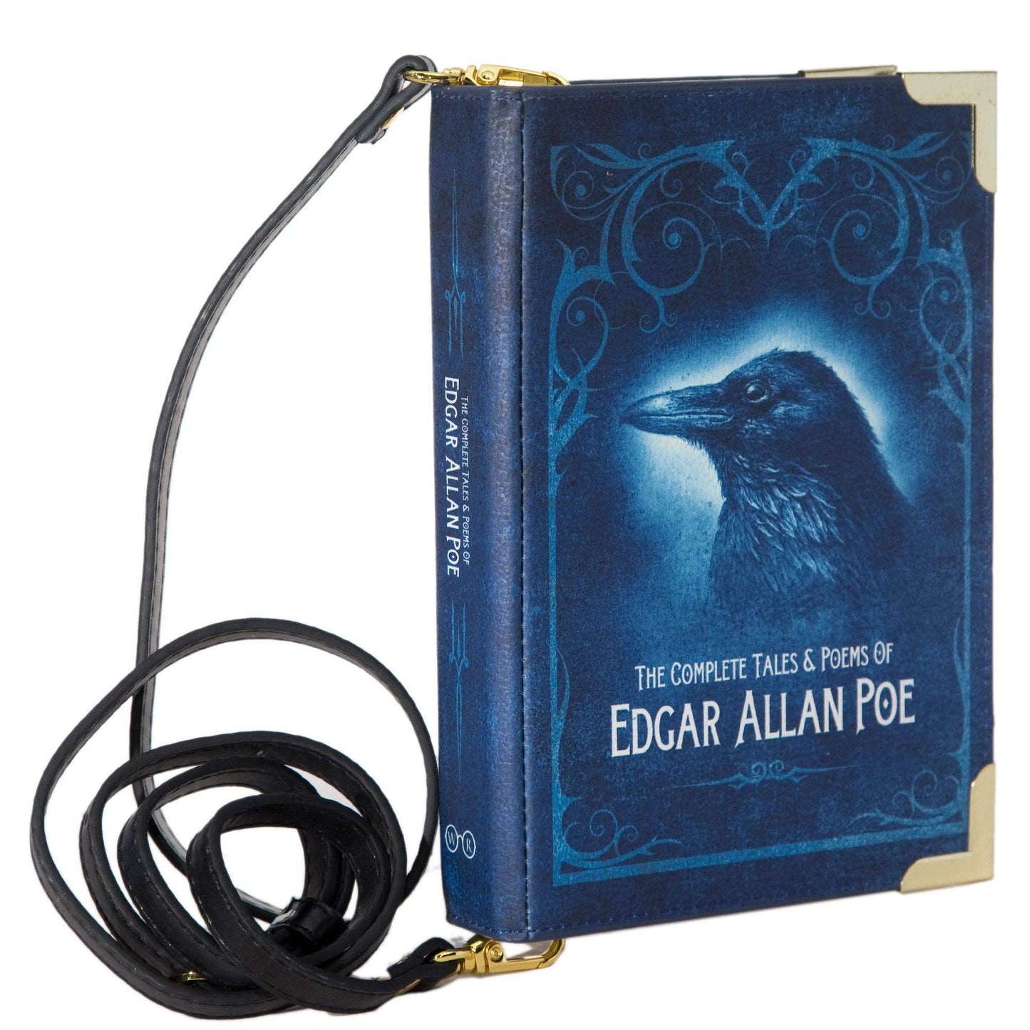 Edgar Allan Poe Book Crossbody Clutch Handbag