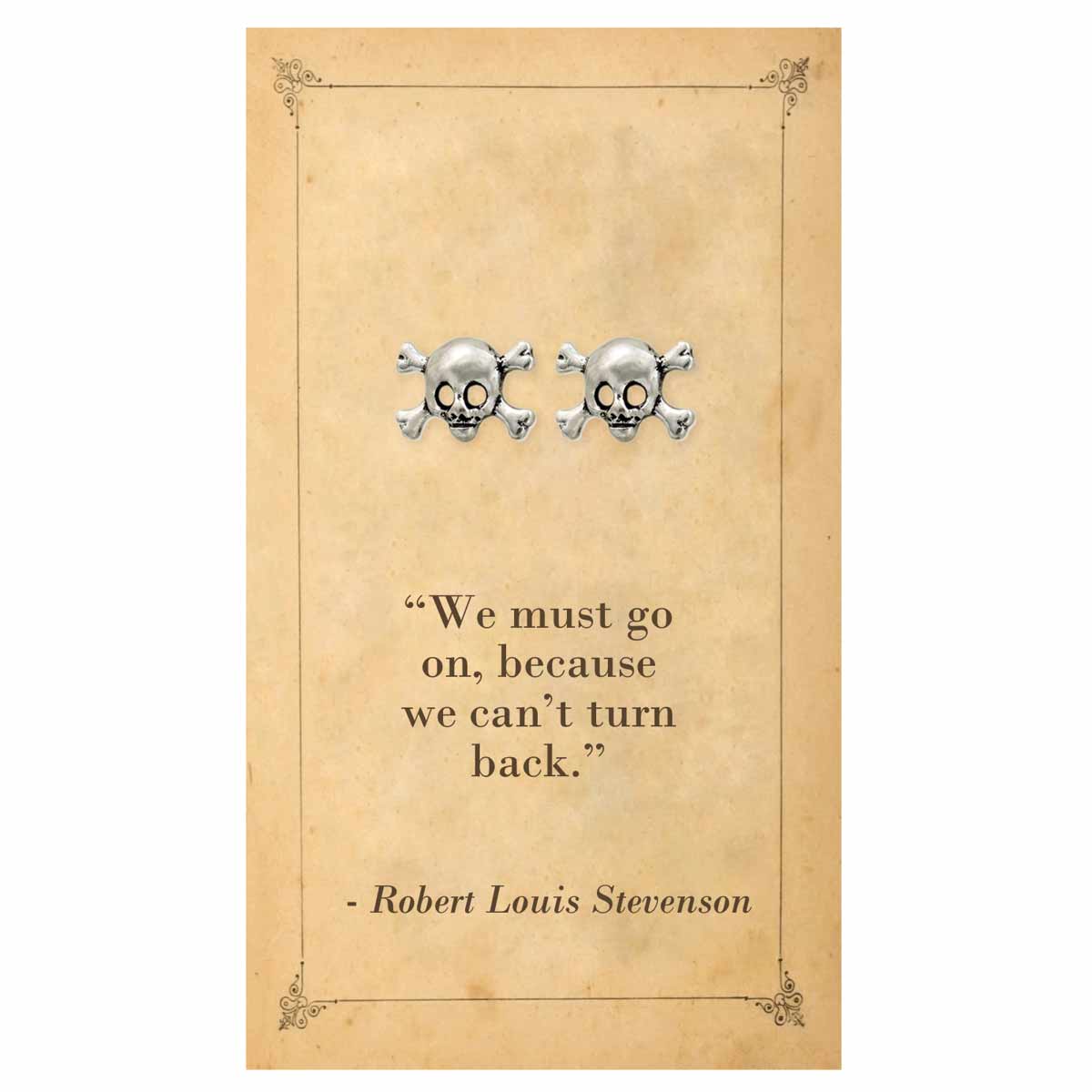 Skull Post Earrings