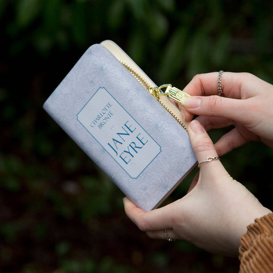 Jane Eyre Purple Book Zip Around Wallet